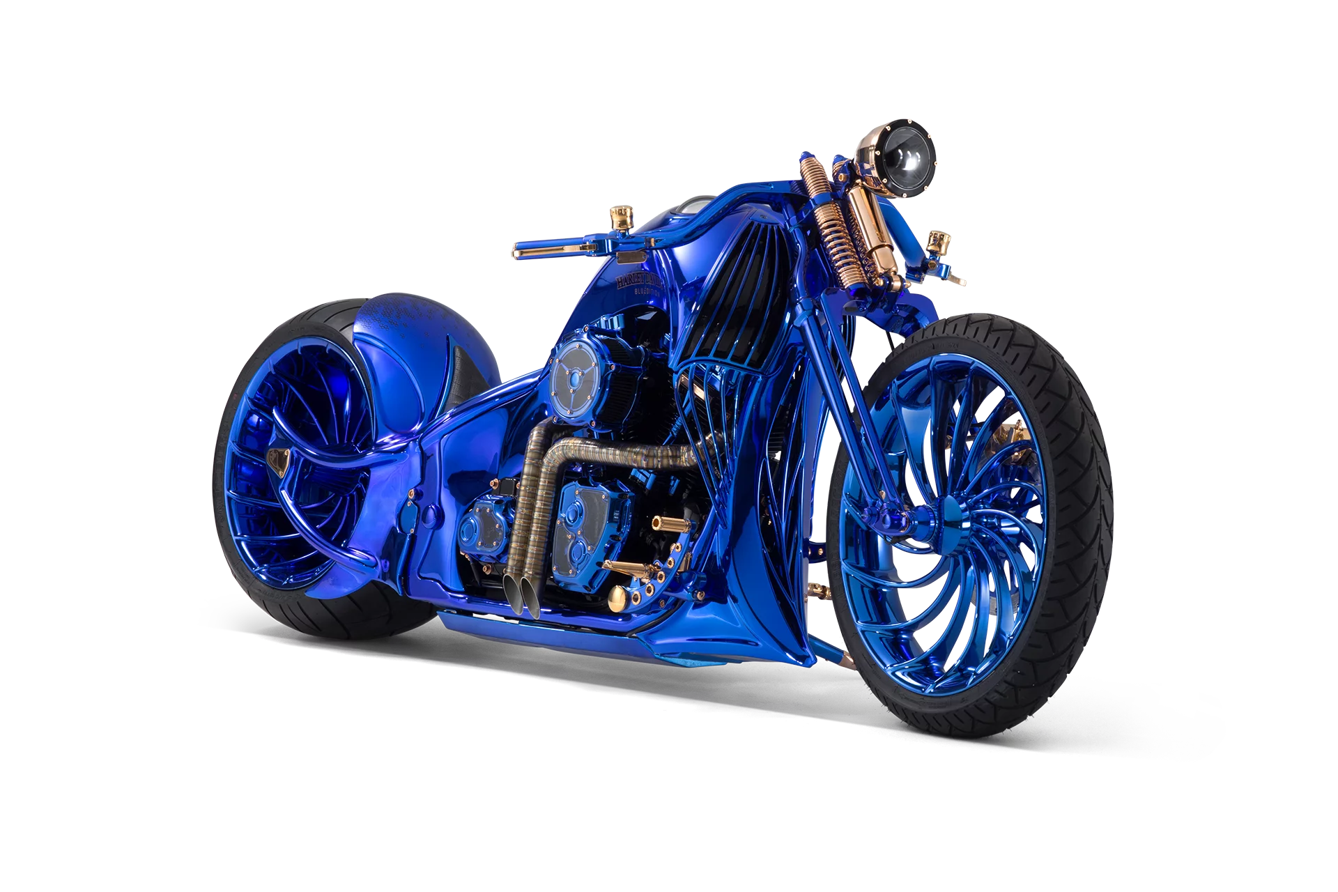 BLUE EDITION von Bündnerbike und Carl F. Bucherer, die teuerste Harley-Davidson der Welt